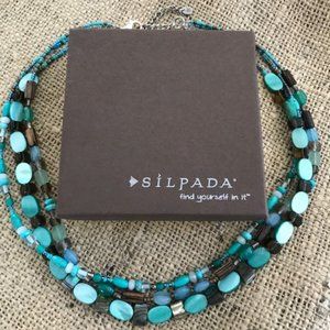 Silpada 3 Strand Necklace N2195